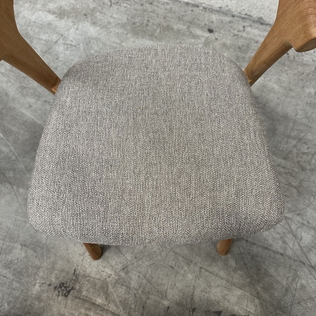 Set of 4 Bok outdoor dining chairs with cushions