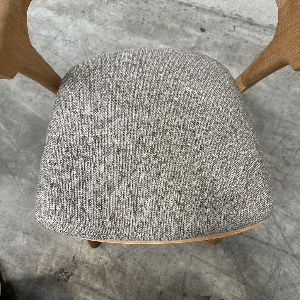 Set of 4 Bok outdoor dining chairs with cushions