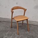 Set of 4 Bok outdoor dining chairs with cushions