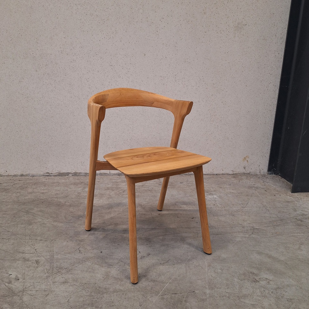 Set of 4 Bok outdoor dining chairs with cushions