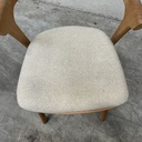 Set of 4 Bok outdoor dining chairs with cushions