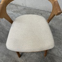 Set of 4 Bok outdoor dining chairs with cushions