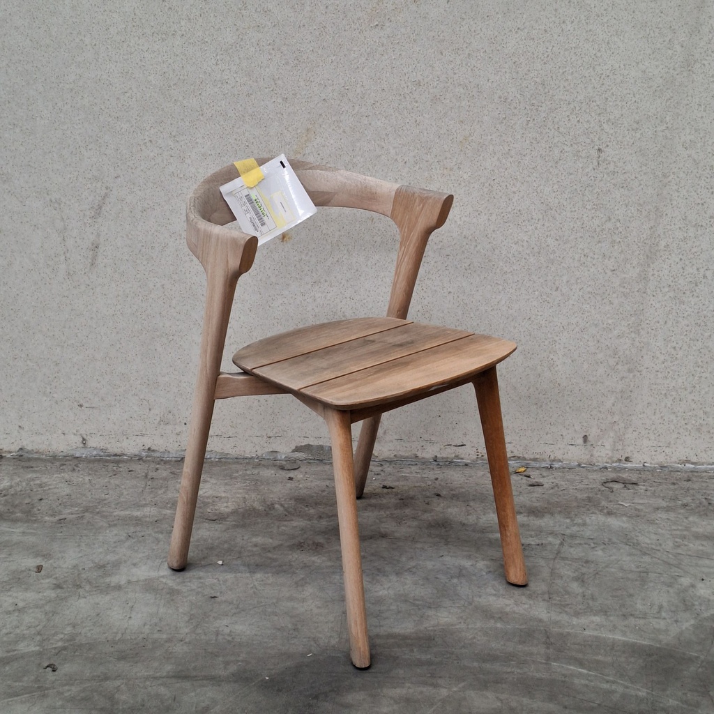 Set of 4 Bok outdoor dining chairs with cushions