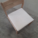 Set of 4 Jack outdoor dining chairs with cushions