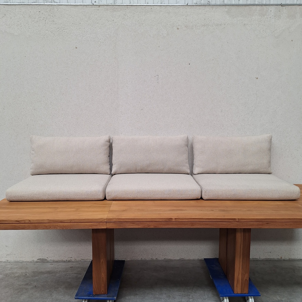 Jack outdoor sofa cushion set (Natural)