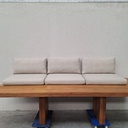 Jack outdoor sofa cushion set (Natural)