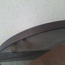 Angle glass tray