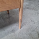 Spindle bedside table