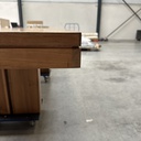 Double extendable dining table