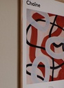 Chaine Poster incl. oak frame (50x70cm)