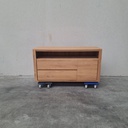 Oak Shadow chest of drawers