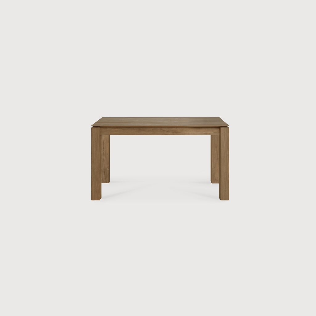Teak Slice extendable dining table