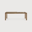 Teak Slice extendable dining table