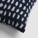 Navy Dots cushion - lumbar