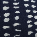 Navy Dots cushion - lumbar