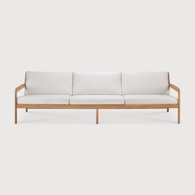 Jack outdoor sofa cushion set (Natural) TEMPLATE