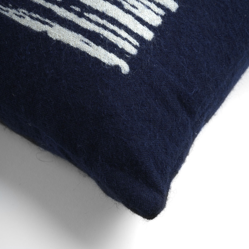 Navy Lines cushion - square 