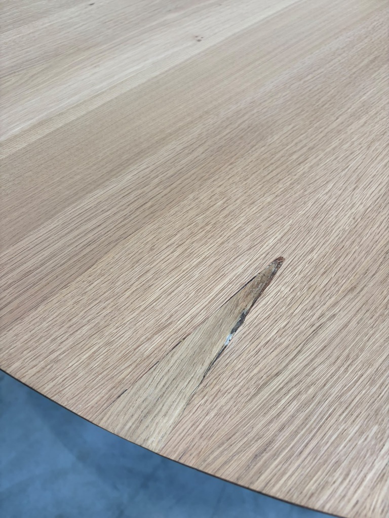 Bok round extendable dining table
