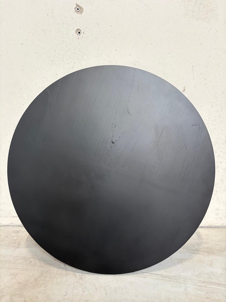Laja round table top - black - 80cm