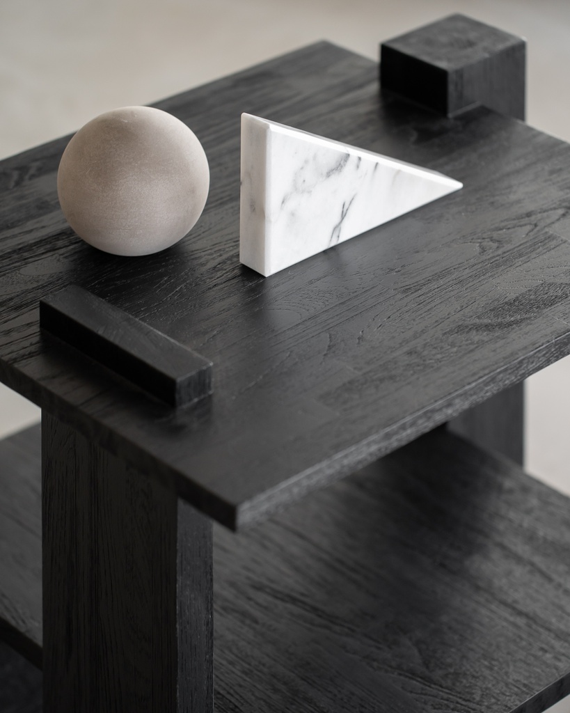 Abstract side table detail