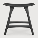 Oak Osso black stool