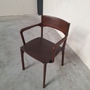 PI dining chair with armrest