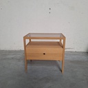 Spindle bedside table