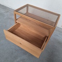 Spindle bedside table