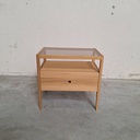 Spindle bedside table