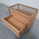 Spindle bedside table