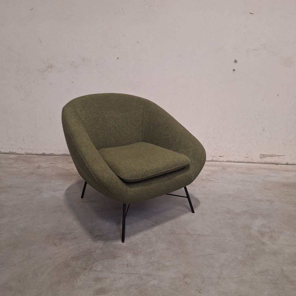 Barrow lounge chair (pine green fabric)