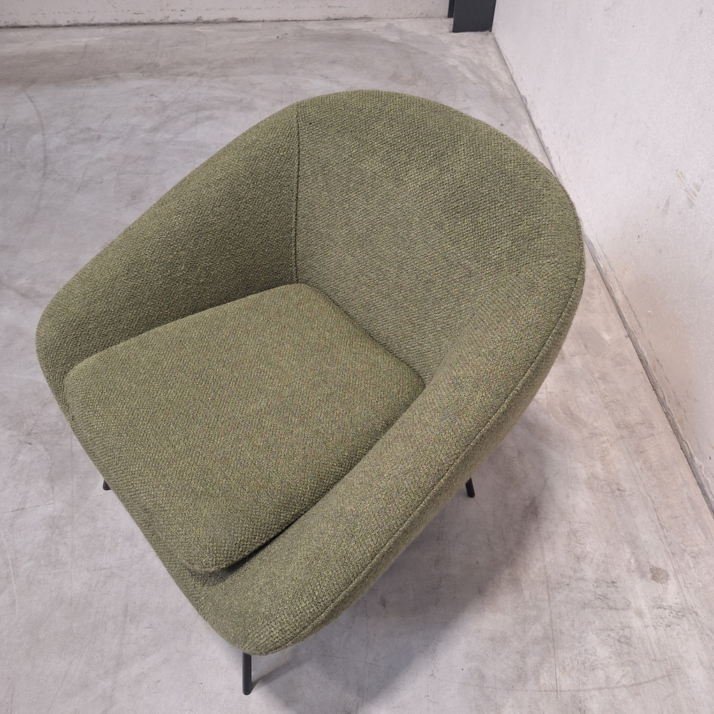 Barrow lounge chair (pine green fabric)