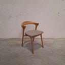 Bok outdoor dining chair with cushion (Mocha)