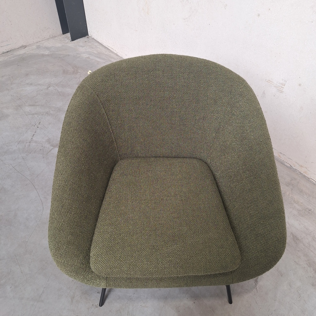 Barrow lounge chair (pine green fabric)