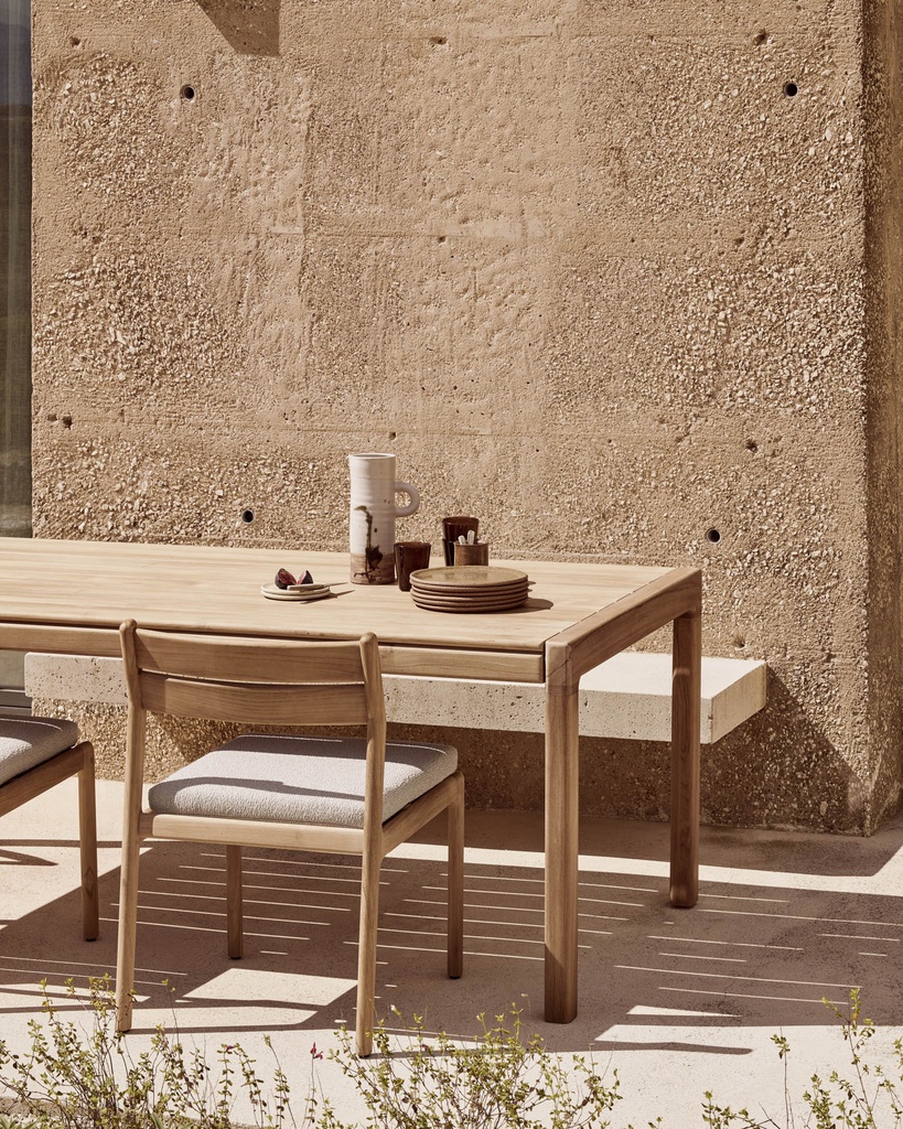 Jack outdoor dining chair cushion (Natural) TEMPLATE