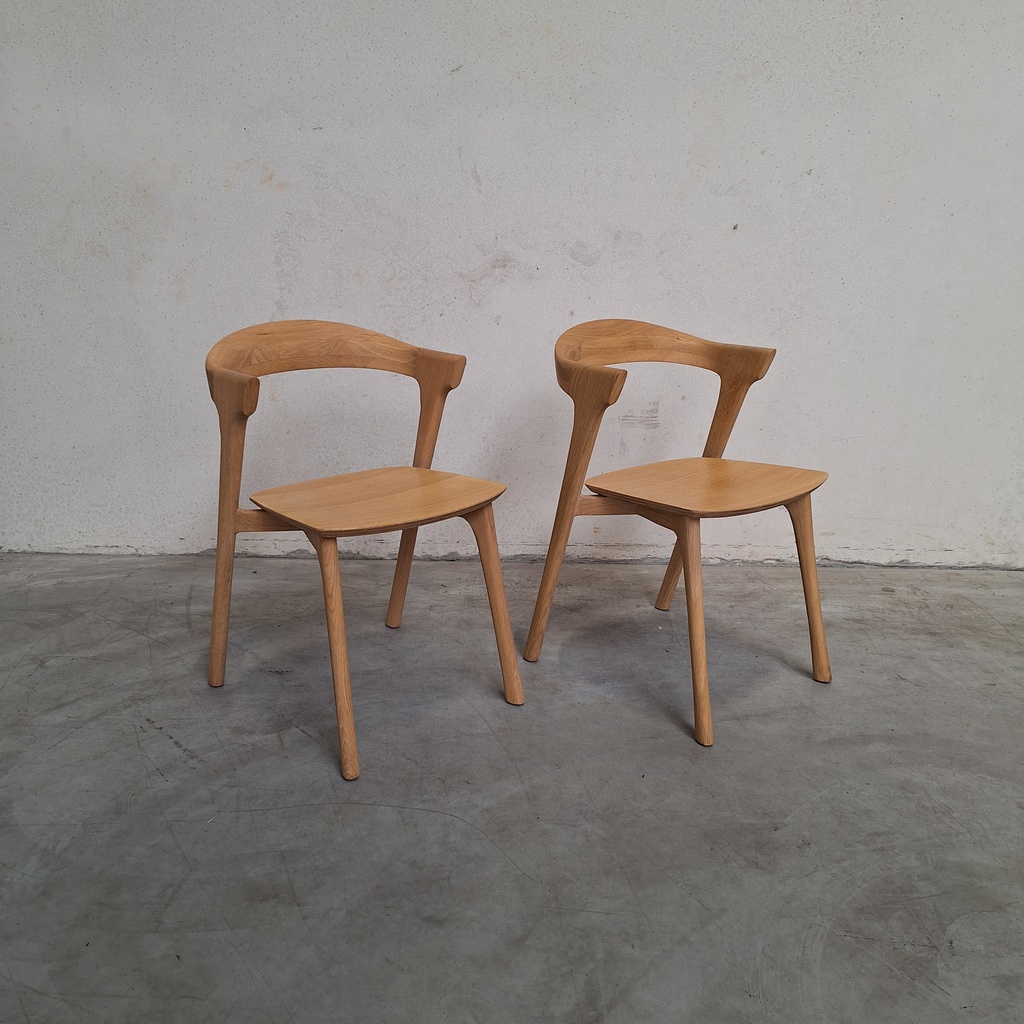 Set of 2 Bok dining chairs