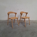 Set of 2 Bok dining chairs