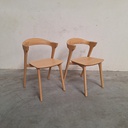 Set of 2 Bok dining chairs