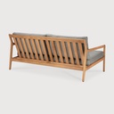 Jack outdoor 2-seater sofa with cushion (Mocha)