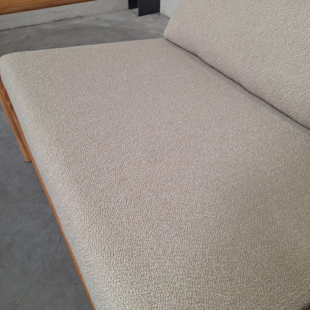 Jack outdoor 2-seater sofa with cushion (Natural)