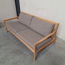 Jack outdoor 2 seater sofa with cushion (Mocha)