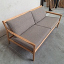 Jack outdoor 2 seater sofa with cushion (Mocha)