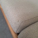Jack outdoor 2-seater sofa with cushion (Natural)