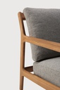 Jack outdoor lounge chair with cushion (Mocha)