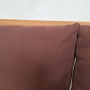 Jack outdoor 2 seater sofa with cushion (Burgundy)