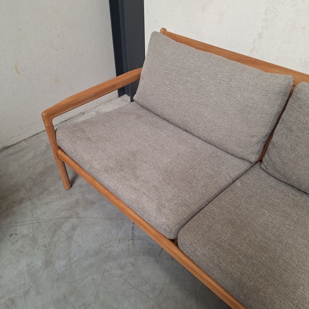 Jack outdoor 3-seater sofa with cushion (Mocha)