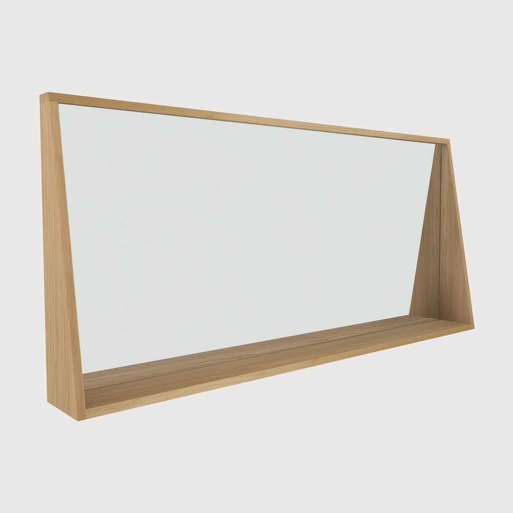 Oak Qualitime bathroom mirror 140/17/70