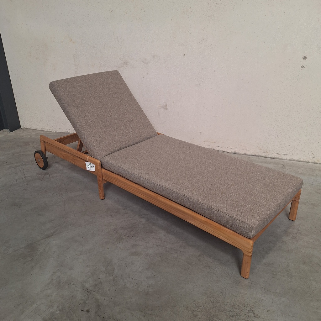Jack outdoor adjustable lounger (Mocha)