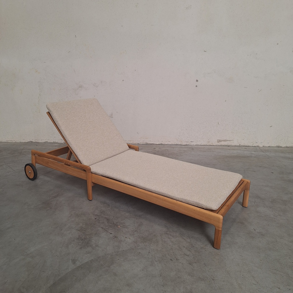 Jack outdoor adjustable lounger (Natural)