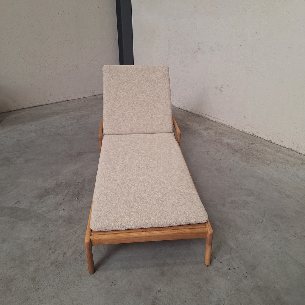 Jack outdoor adjustable lounger (Natural)
